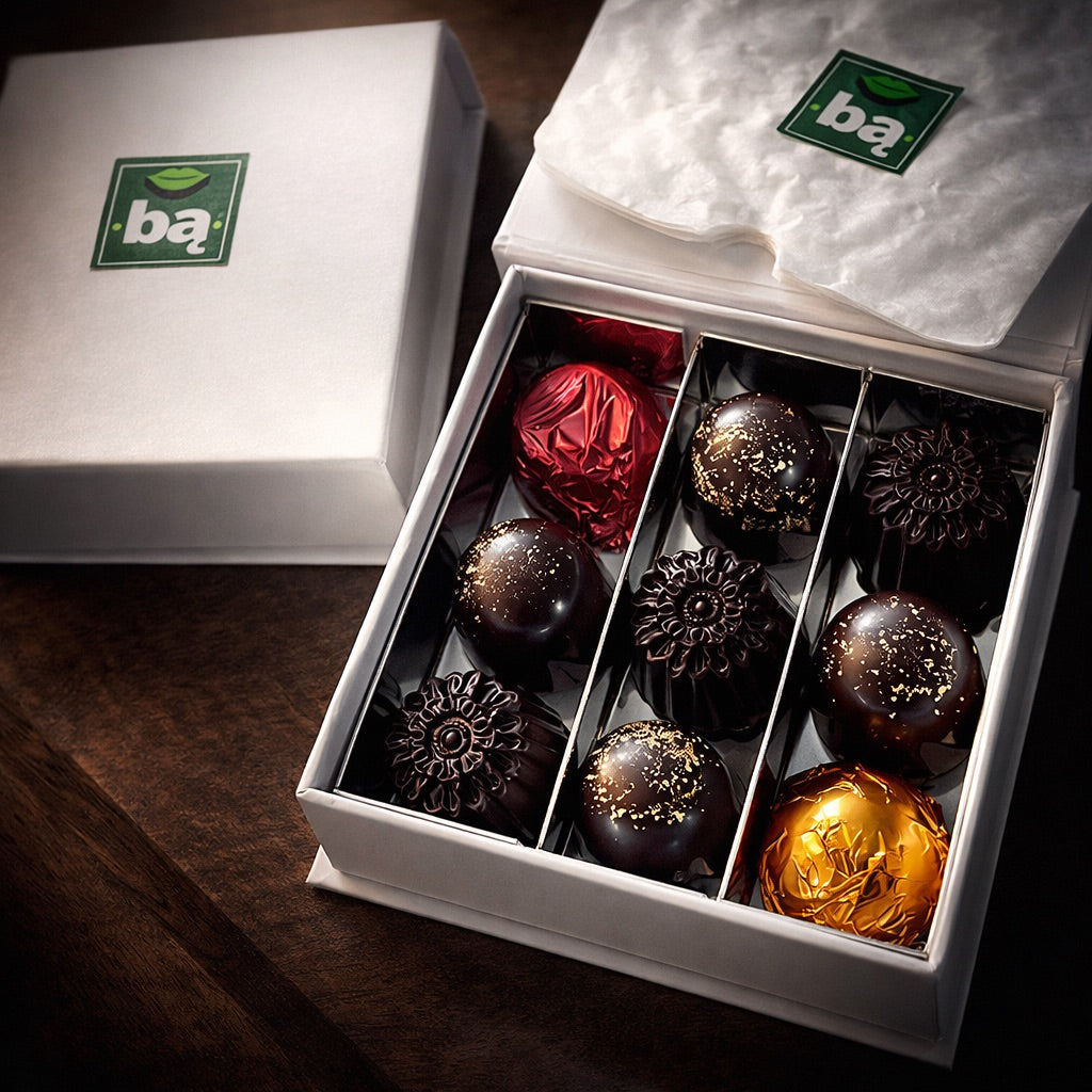 Czekoladki •Bą• WHITE 9 szt.