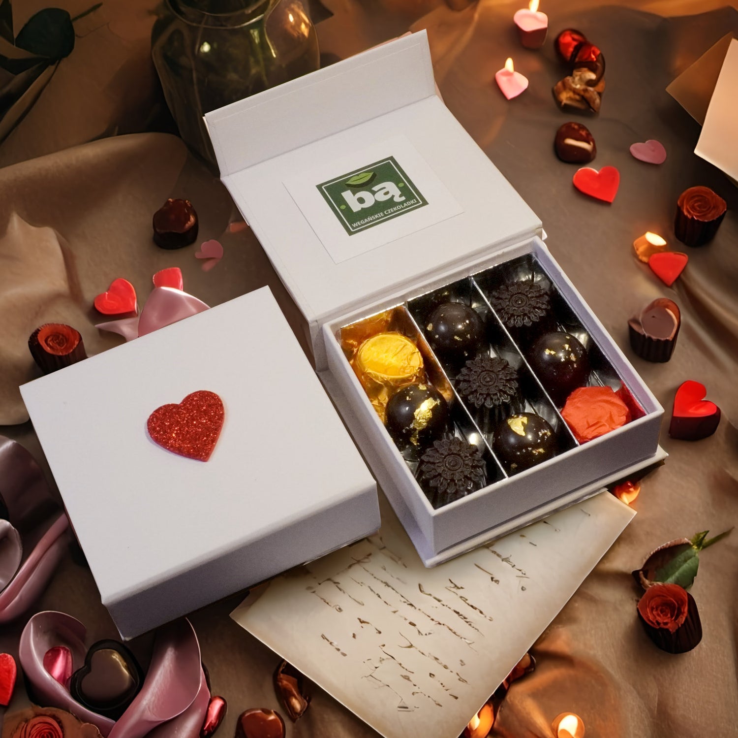 Czekoladki •Bą• LOVE 9 szt.